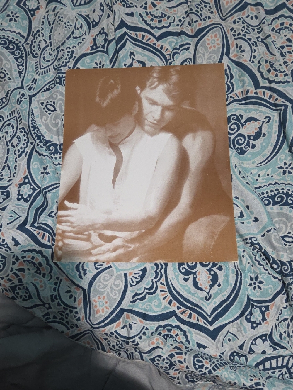Sepia Couple Photo Art Print - Home Wall Decor